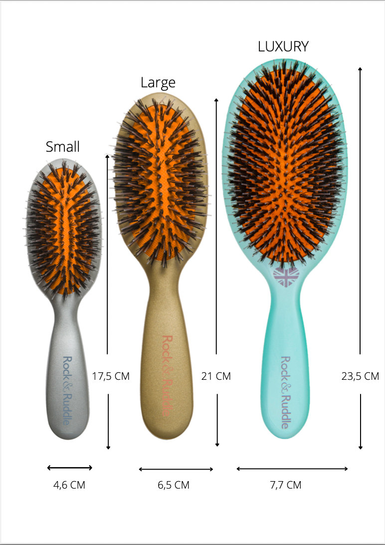 Spring Meadow Hairbrush - Gentle Detangling with a Floral Touch