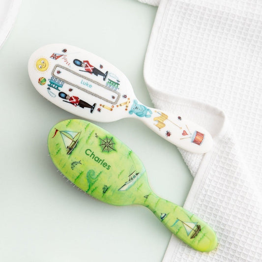 Sailing Boats Personalized Hairbrush