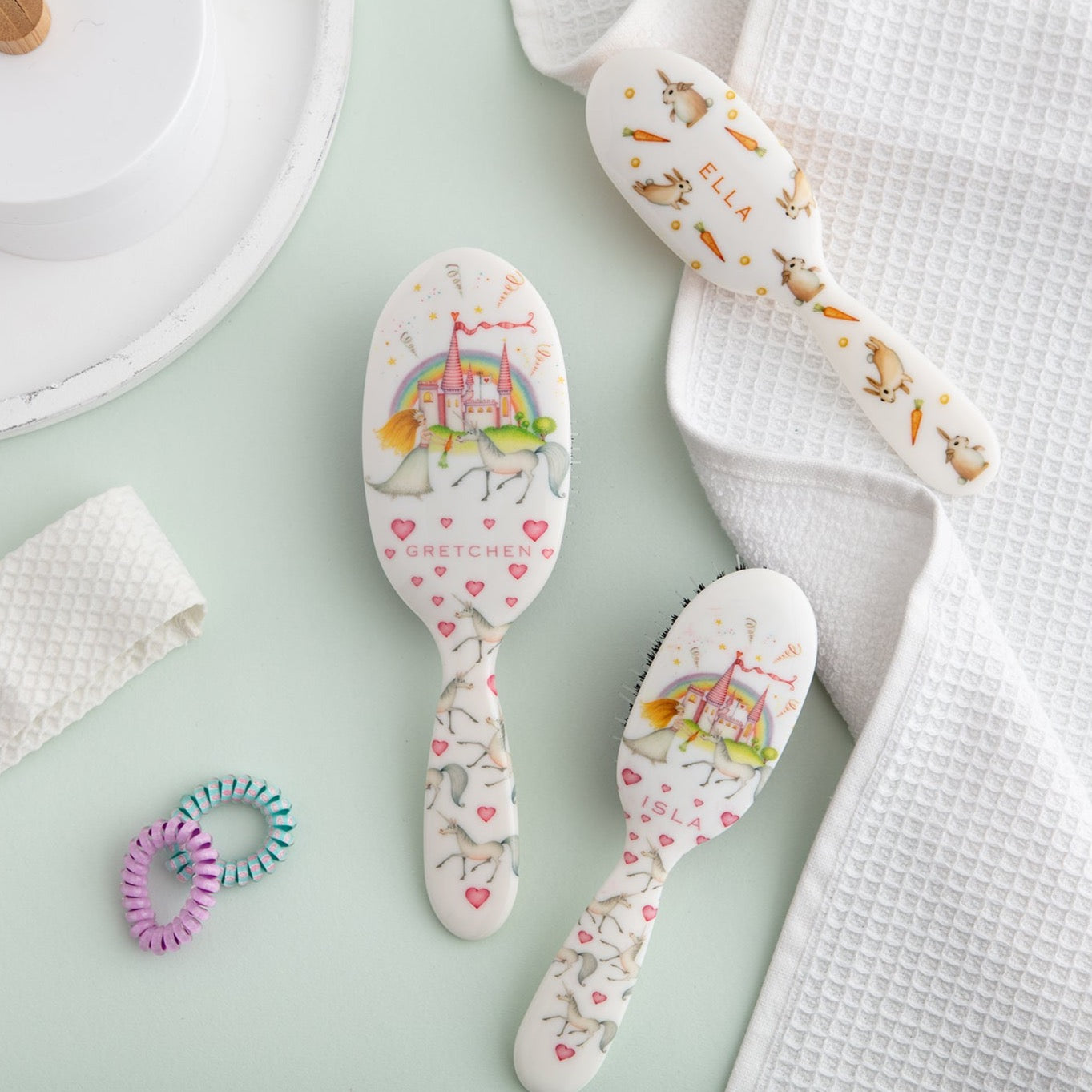 Unicorns Personalized Hairbrush