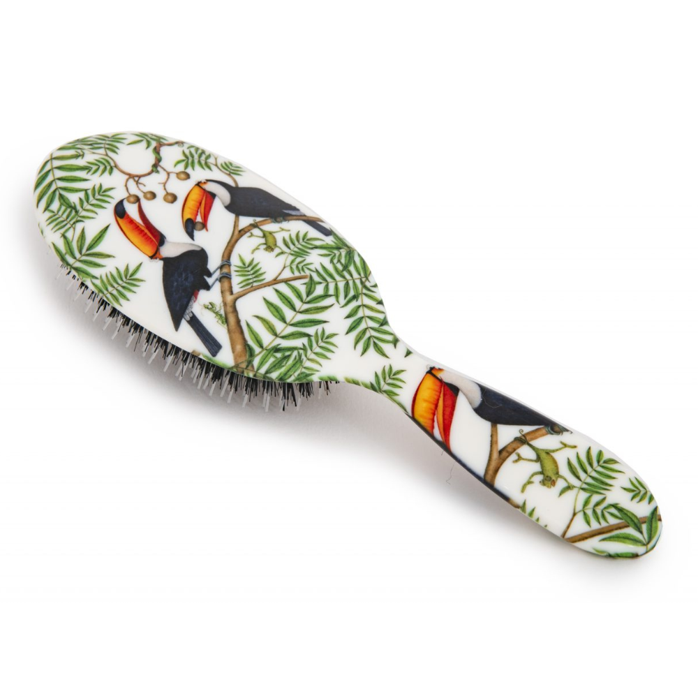 Toucans Hairbrush