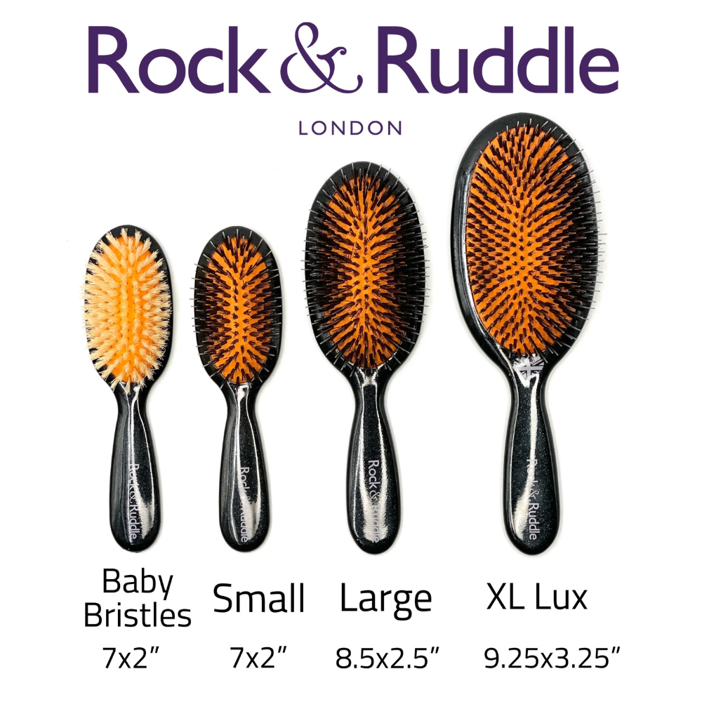 Black and White Wedges Hairbrush