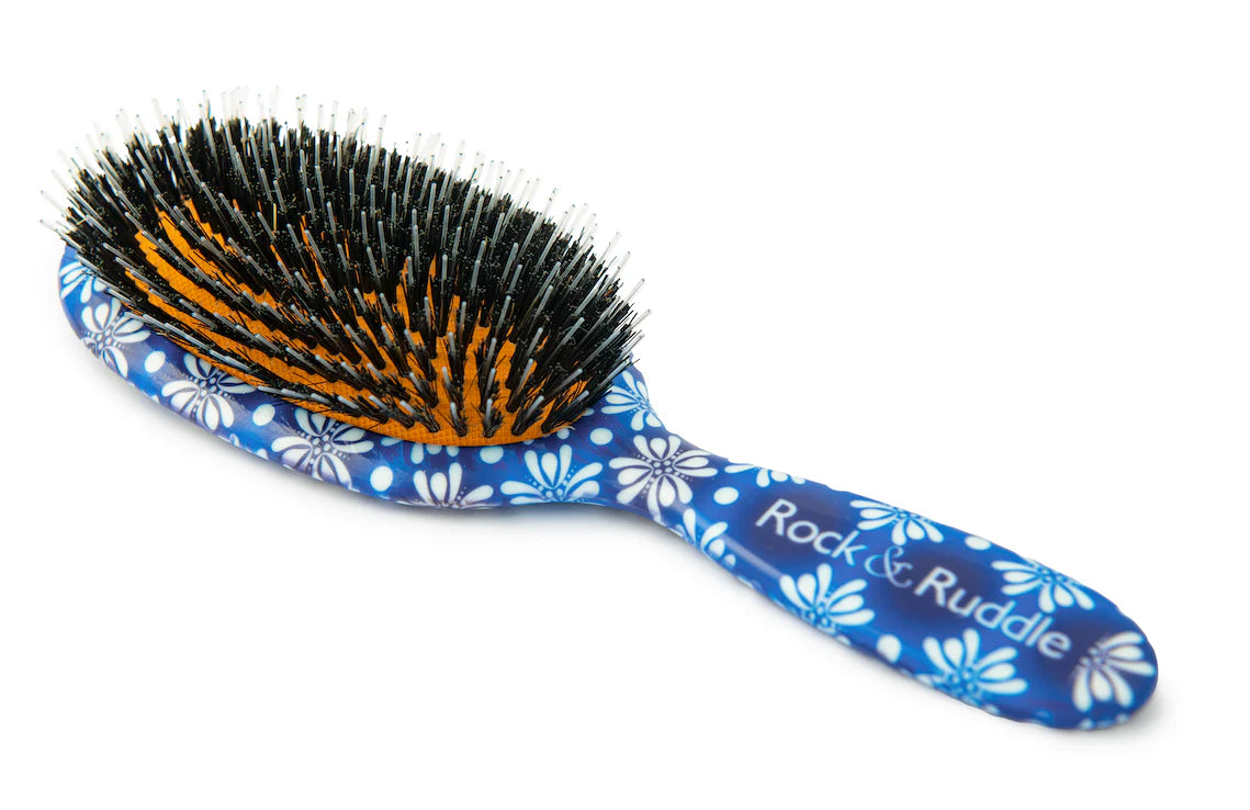 Tile Blue Hairbrush