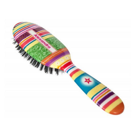 Bright Lines Personalized Hairbrush