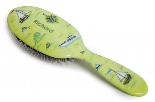 Sailing Boats Personalized Hairbrush