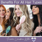 Saffron Swirl Bristle Hairbrush – Bold Design, Brilliant Shine