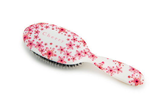 Cherry Blossom Personalized Hairbrush