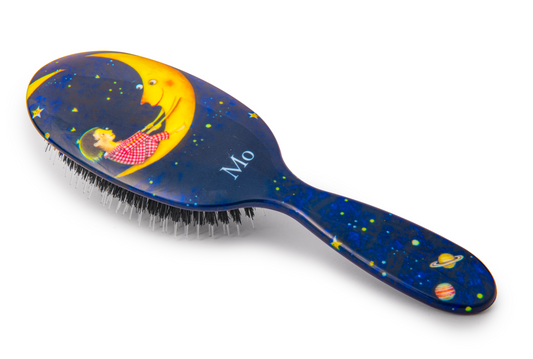 Moon Child Personalized Hairbrush