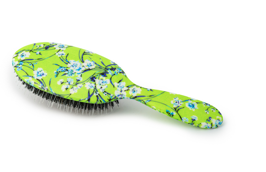 Spring Meadow Hairbrush - Gentle Detangling with a Floral Touch