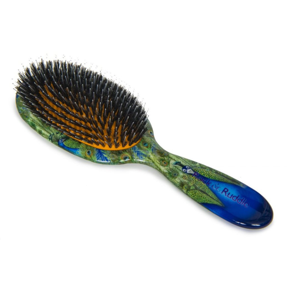 Peacocks Hairbrush