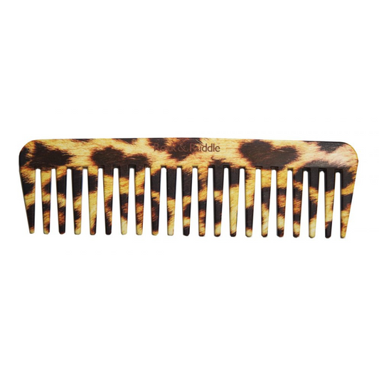 Leopard Wide Tooth Comb